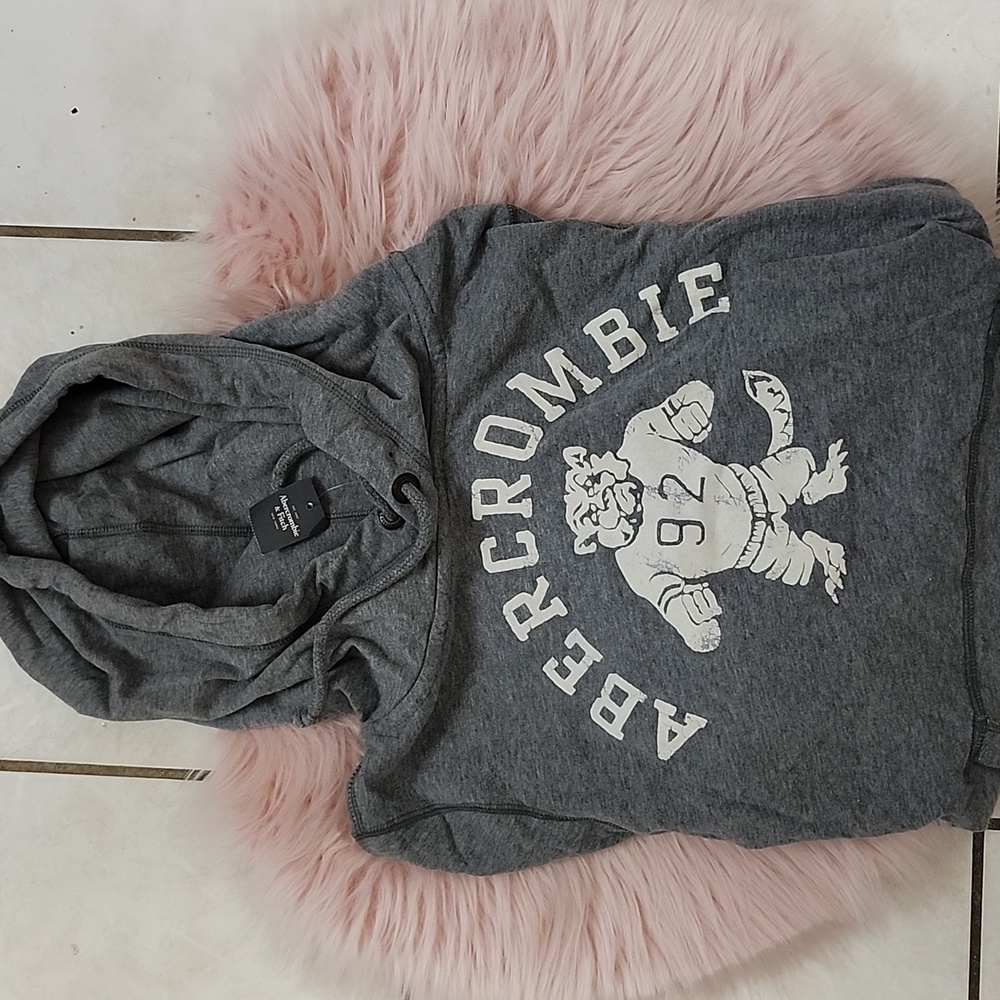 Y2K!! Brand New ABERCROMBIE & FITCH MEN'S HOODED SWEATSHIRT-XL